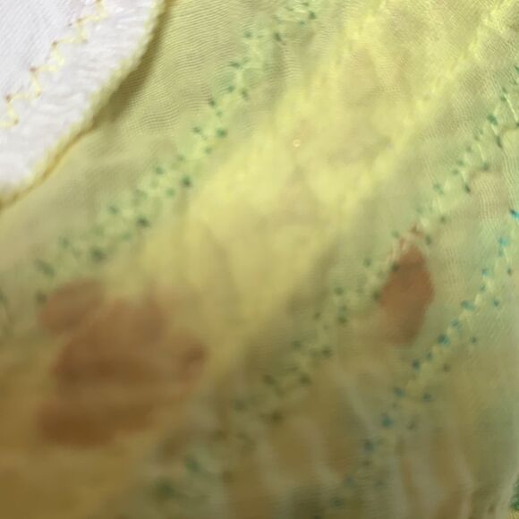 Tibi yellow decorative skirt Fully lined Size 2 - Picture 8 of 11